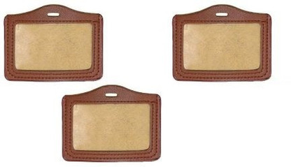 Leather Id Card Holder Horizontal